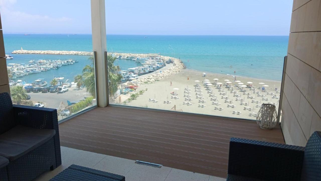 Lazuli Sea View Beachfront Ap 254 Lejlighed Larnaca Eksteriør billede